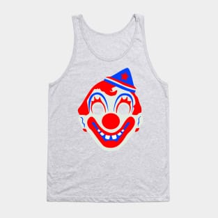 Vintage Halloween Clown Mask Tank Top